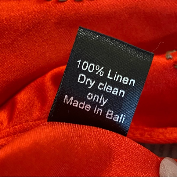 HER PONY RED GOLD SEQUIN BEADED FLORAL PRINT HIGH RISE BLOOMERS UNDERWEAR - Picture 6 of 8